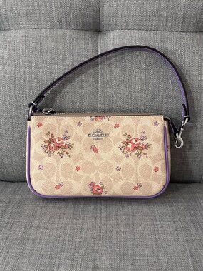 Coach Nolita 19 in Signature Canvas with Floral Print CAQ19 *NWOT*